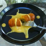 Orange Twinkie & Mango Sauce