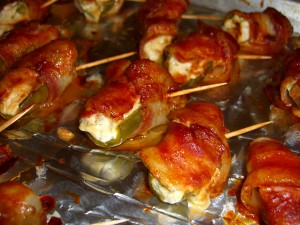 BBQ Poppers out of oven