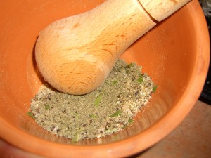 ground herbs for sausage