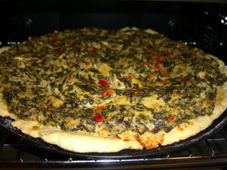 Spinach and Artichoke Dip Pizza Recipe 