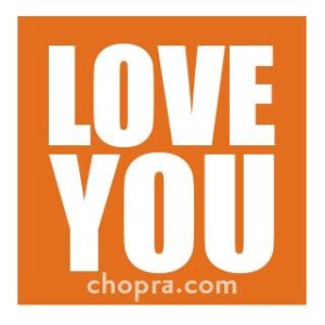 love you sticker Chopra Center